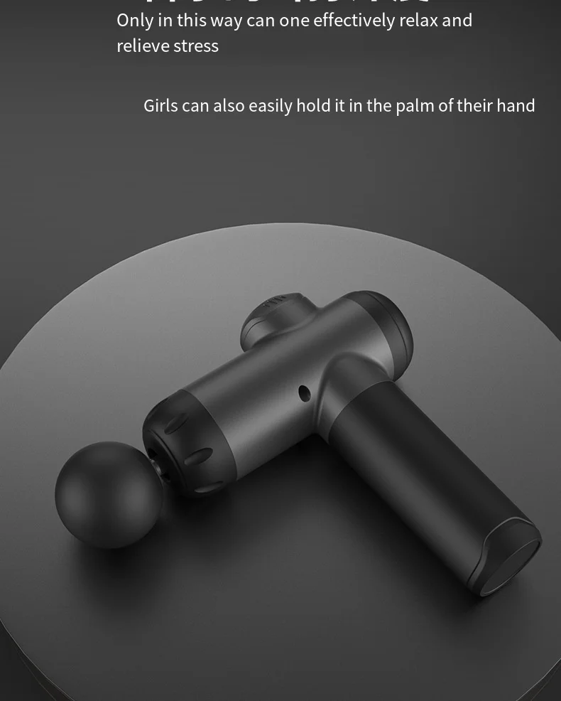 تدليك اللياقة البدنية بندقية اللفافة العضلات العميقة الاسترخاء الجسم الرقبة مدلك أجهزة لياقة بدنية كهربائية الحد من الضوضاء هدية عيد الميلاد #6