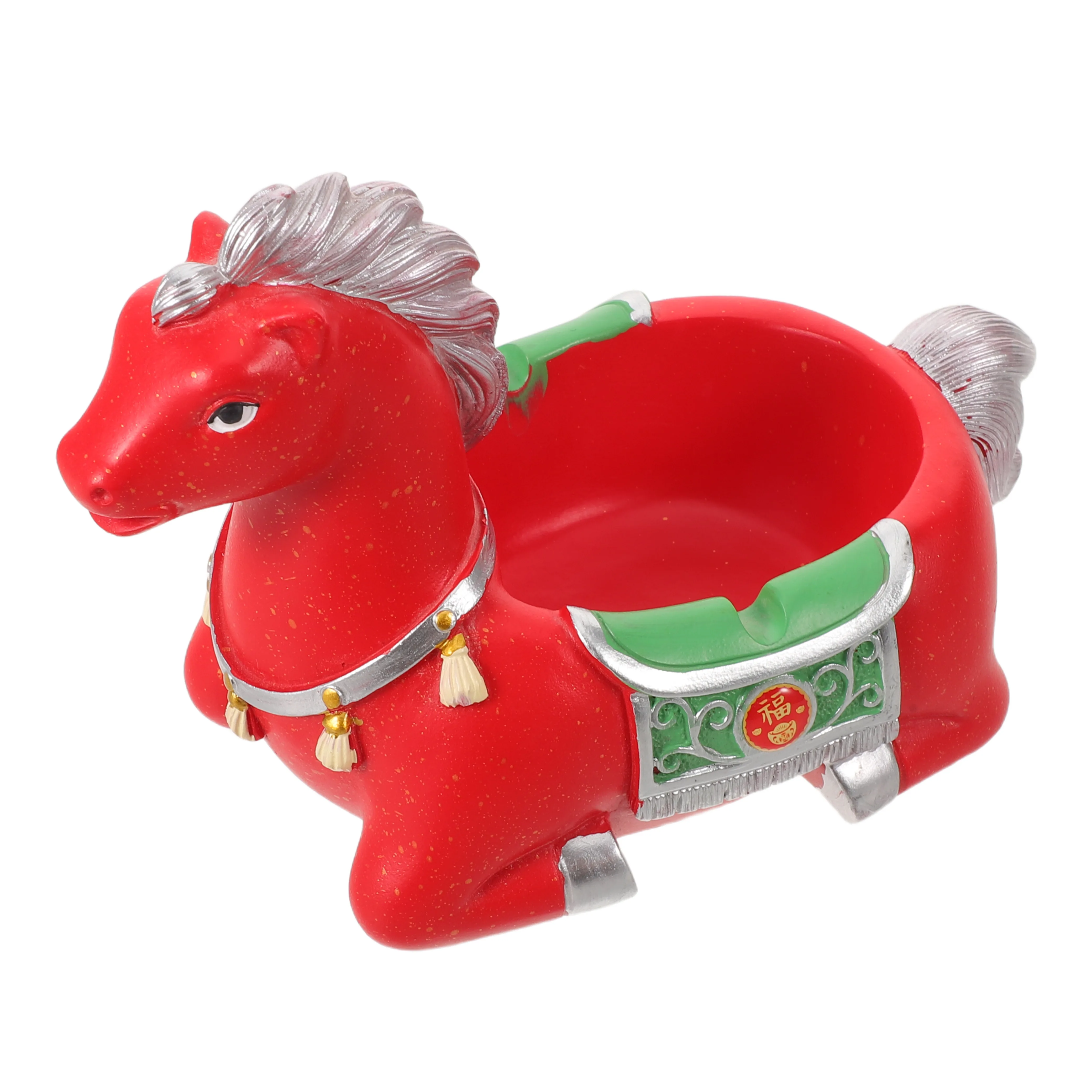 

Home Decor Ashtray for Balcony Ceramic Holder Smoking Accessory Travel Ashtrays