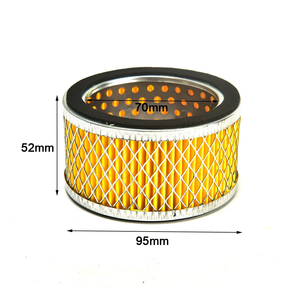 5Pcs 공기 압축기 필터 95x70x52mm 헤비 듀티 필터 공기 펌프 흡입 종이 필터 공기 전동 공구 액세서리