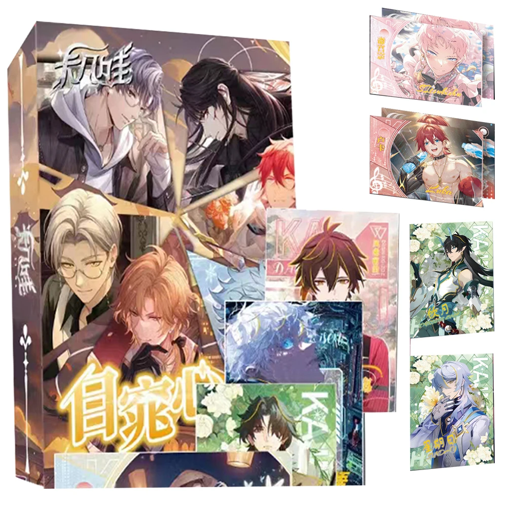 

Original Male God Story Card For Children Ayn Argenti Kamisato Ayato Four Connected Book Limited Game Collection Card Kids Gifts