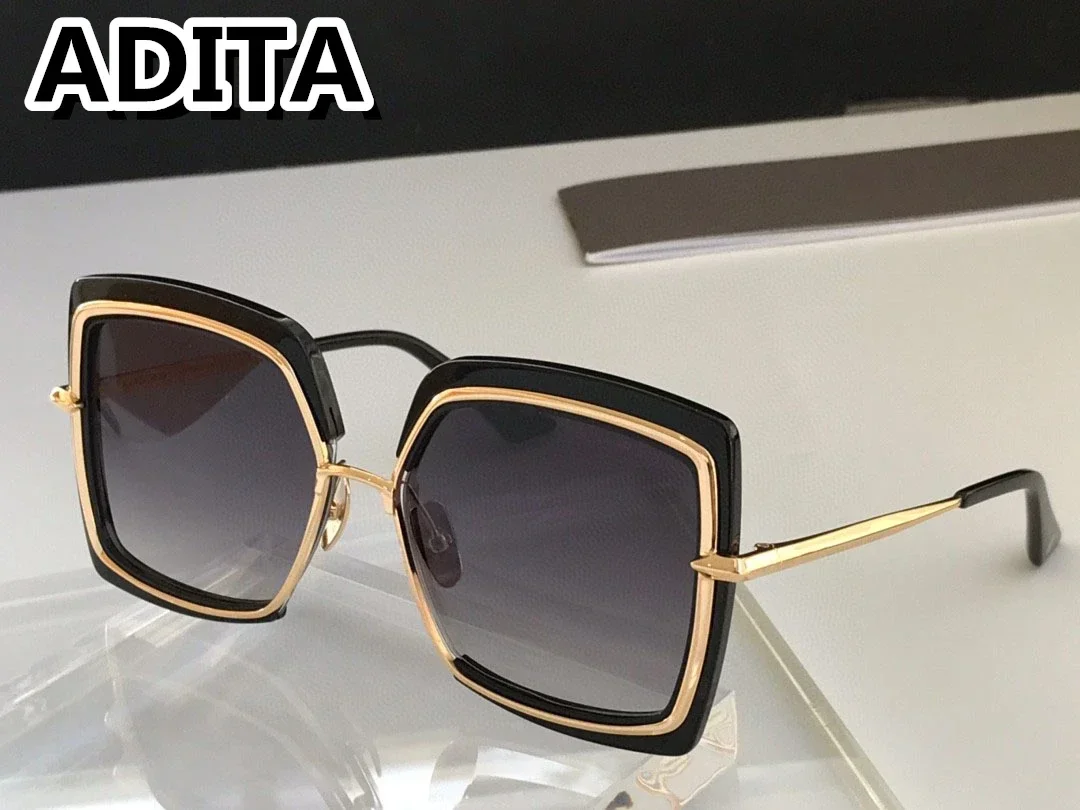 ADITA NARCISSUS  DT503 Top High Quality Sunglasses for Men Titanium Style Fashion Design Sunglasses for Women With Box