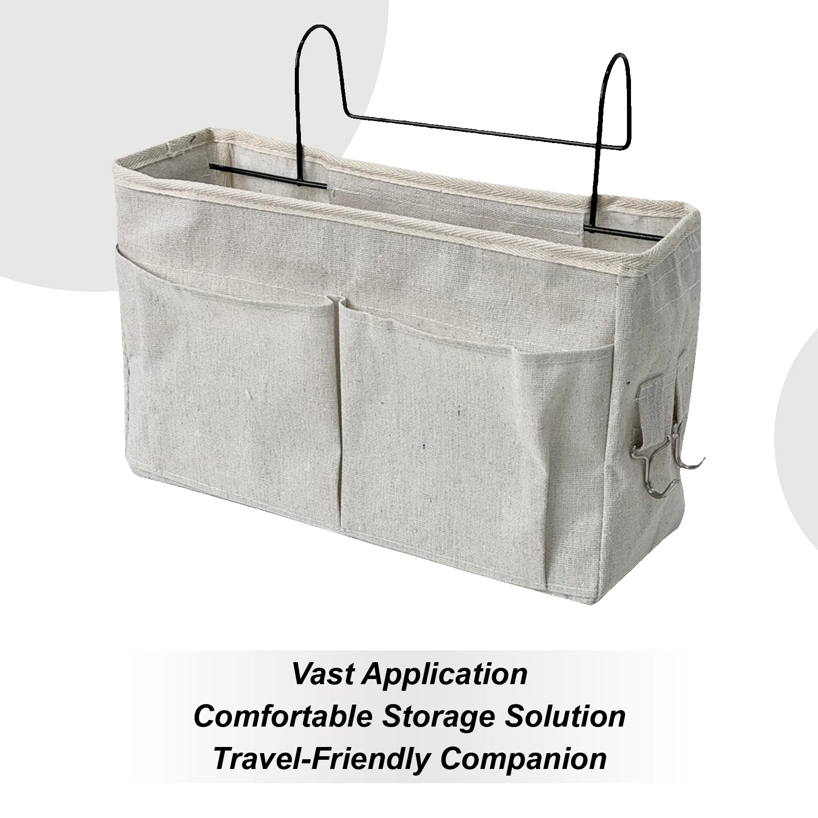 

Прикроватный органайзер, регулируемый компактный портативный детский прикроватный карман для подгузников для общежития, двухъярусная спальня, детская комната, путешествия, ребенок