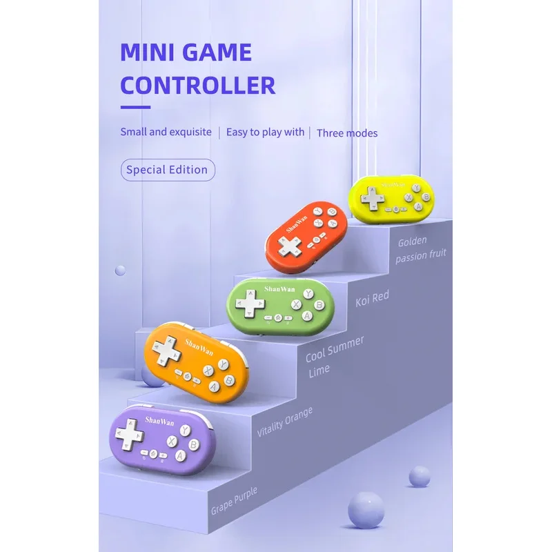 جديد حار متعدد الألوان مخطط خفيفة الوزن أذرع التحكم في ألعاب الفيديو وحدة تحكم ألعاب صغيرة محمولة وحدة تحكم جيب محمولة 2026 #2