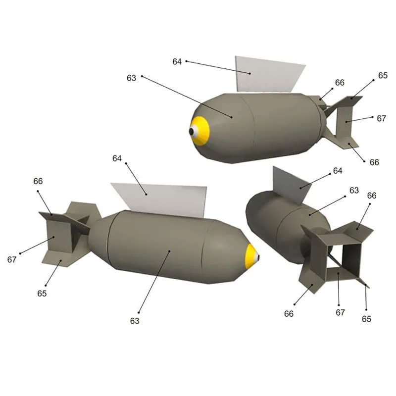 1:33 P-51D Mustang Gevechtspapier Model Vliegtuig Bommenwerper Versie Vliegtuig Handgemaakt Diy Militaire Puzzel Stuk Speelgoed