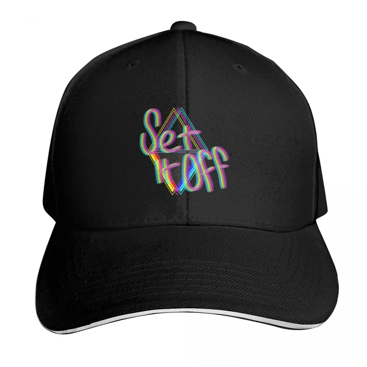 Set it Off Band Elsewhere Album Neon Baseball Cap Unisex for Men Women Outdoor Golf Running Hiking Summer Beach Travel