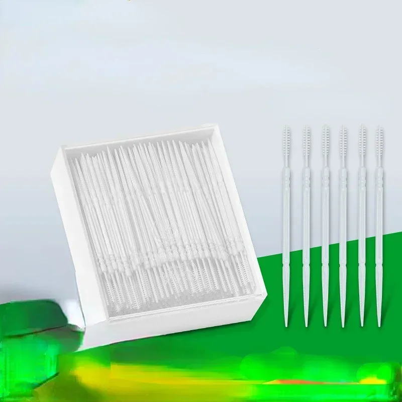 

Сверхтонкие зубочистки, двойные зубные палочки, бамбуковые палочки для еды, 300 шт./кор., стоматологические инструменты для ухода за полостью рта, чистые зубы, остатки еды