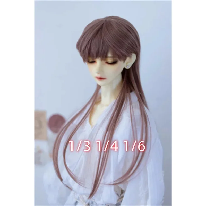 

Кукла мужской стиль длинные волосы парик многоцветный высокотемпературный шелк BJD/SD золотисто-серый 1/3 1/4 1/6 в наличии аксессуары для кукол BJD