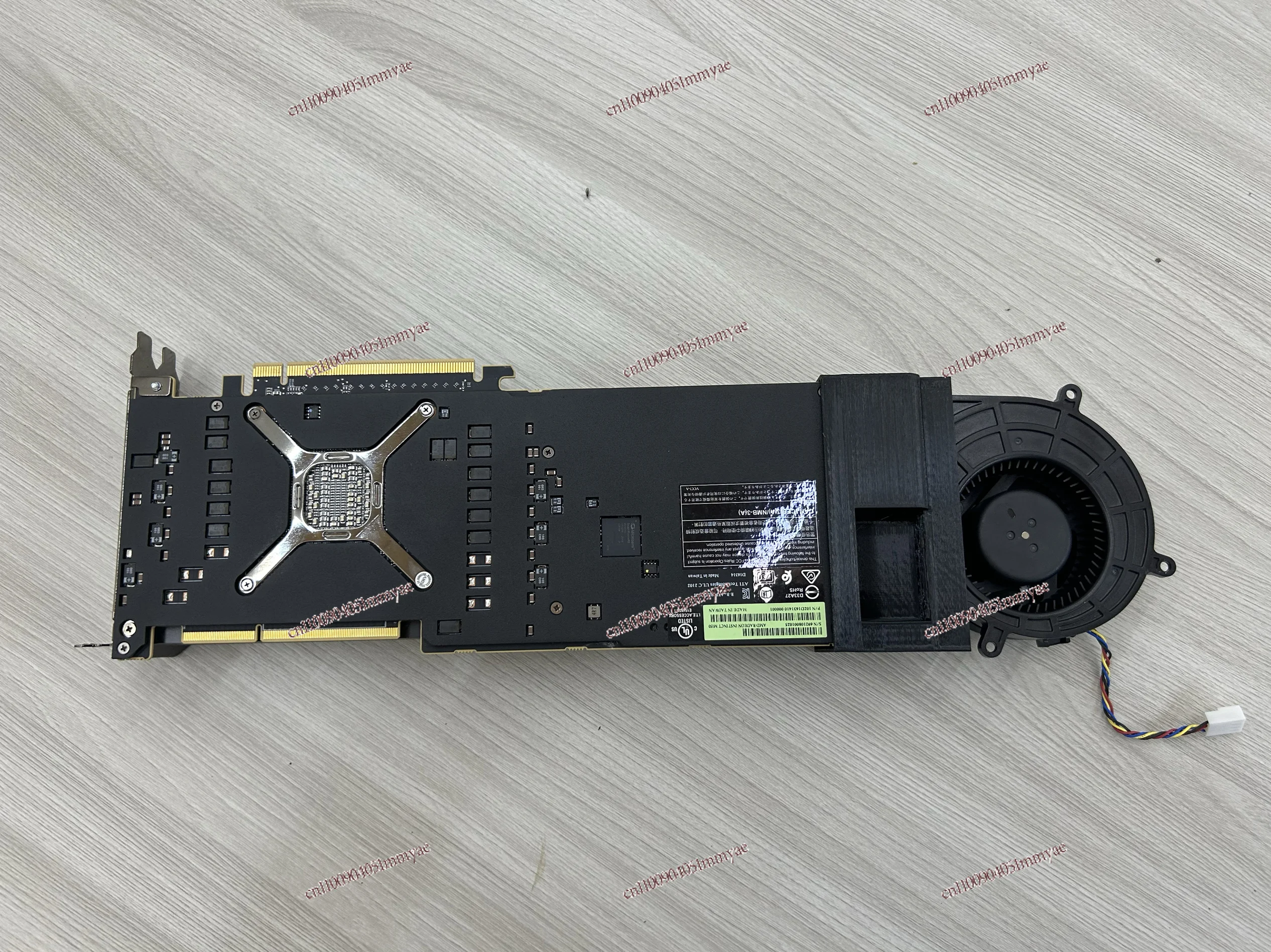 MI25 MI50 MI60 MI100 MI210 S7150 X2 Graphics Card Active Cooling Fan Modification