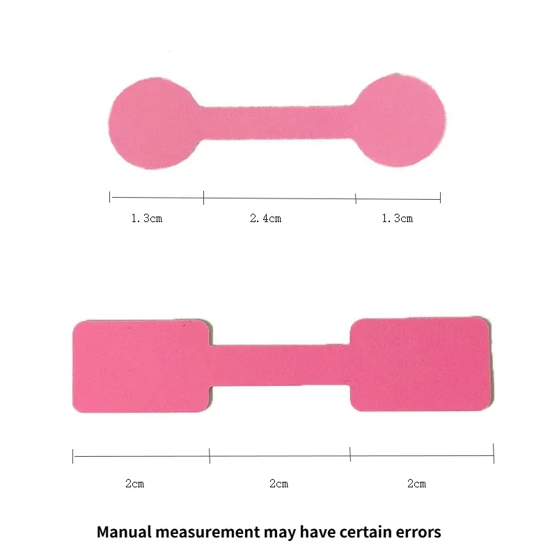 100Pcs Quadrate Blank Price Tags Necklace Ring Labels Paper Stickers Paper Jewelry Display Card Labels Hangtag