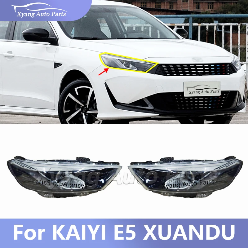 Front Headlight Luxury Configuration For KAIYI E5 XUANDU 605000476AA  605000475AA