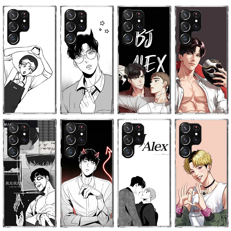 Anime B-J-Alex Phone Case For Samsung Galaxy Note 20 Ultra 10 Lite 9 8 J4 J6 Plus J8 M12 M30S M21 M31 M32 Shell Print Fundas