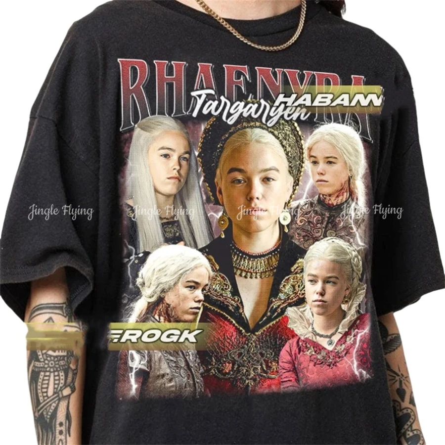 Limited Rhaenyra Targaryen Vintage Tshirt Gift For Women And Man Unisex Personalized T-Shirt