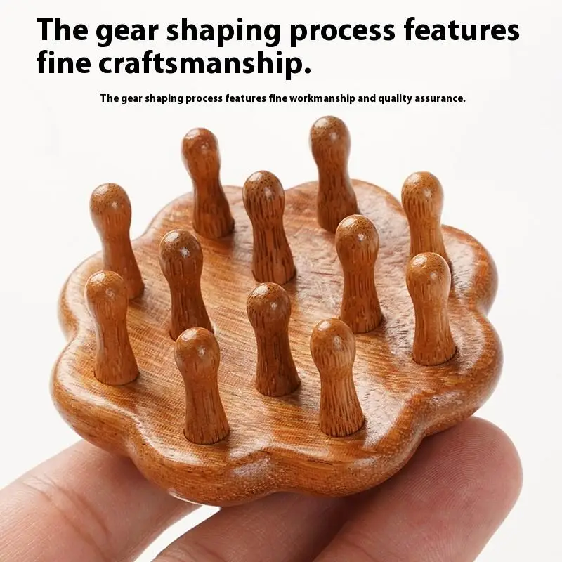Sandalwood Wide Tooth Hair Comb Wooden Scalp Massager Relax Head Massage Detangler Comb Scalp Massager Combs For Women