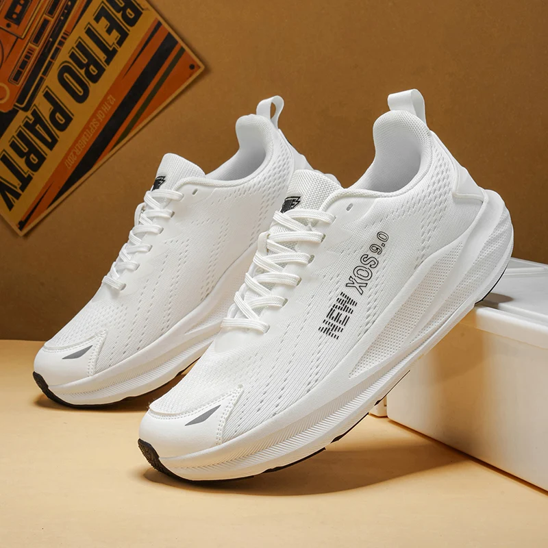 

Men Running Shoes Breathable Outdoor Mesh Sneakers Trainer Race Luxury shoes Cushioning Off-road Shoes Couple Non-Slip Fashion