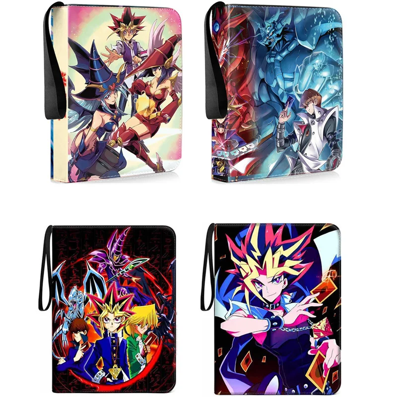 400/900 PCS Yu Gi Oh Card Album Map Letter Folder Binder Notebook Game Collection Gift Toy White Dragon Dark Archmage Muto Games