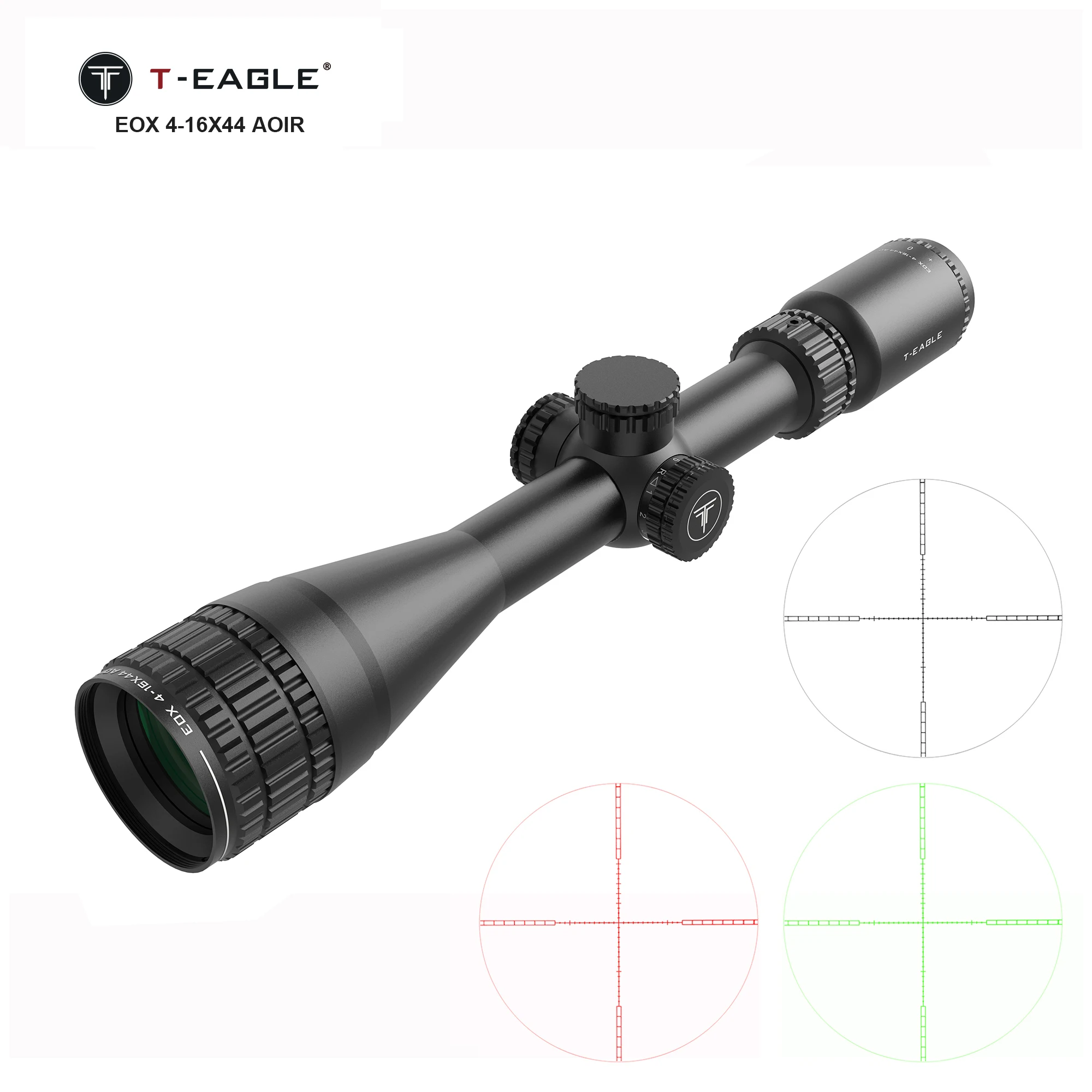 

T-EAGLE EOX 4-16x44 AOIR Spotting Scope, Lunettes Tactical Rifles, Hunting and Shooting Rifle, Sniper Hunting Fits