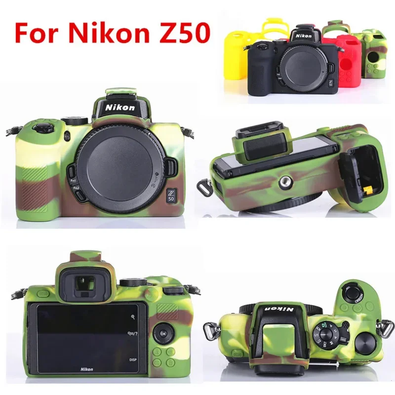 For Nikon Z9 Z50 Z5 Z7 Z6 II z7ii z6ii camera bag body cover protector mirrorless cameras silicone Armor Skin case