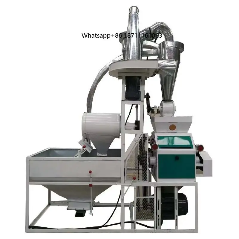 300-400kg/h High Efficiency Whole Grain Flour Mill, Compact Grinding Machine for Wheat Corn and Various Cereals