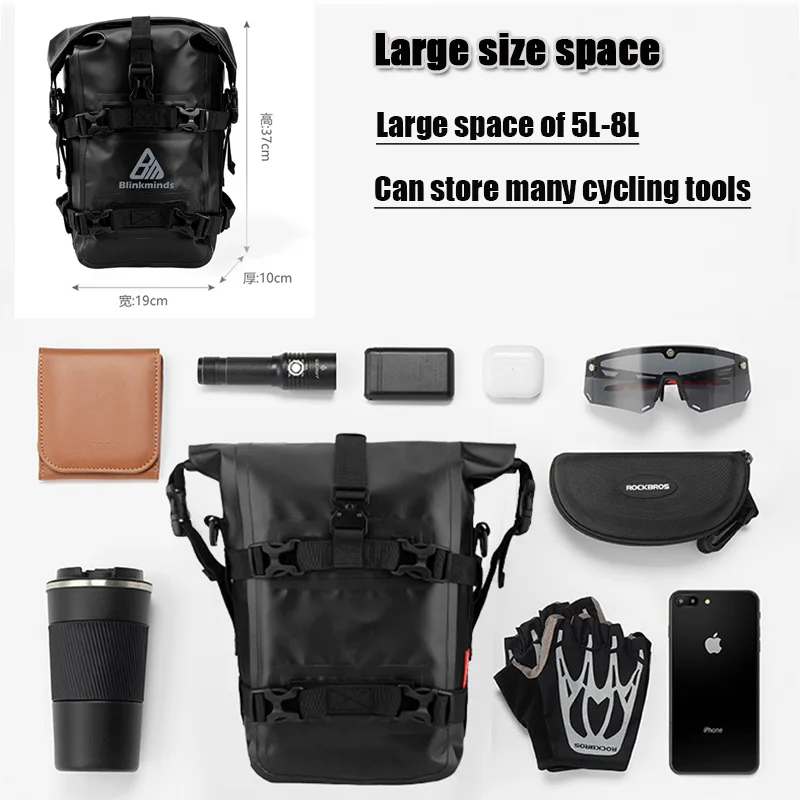 Motorcycle Bumper Bag Waterproof Motocross Crash Bars Repair Tool Placement Bag For BMW R1200GS R1250GS HONDA Suzuki Side Bags