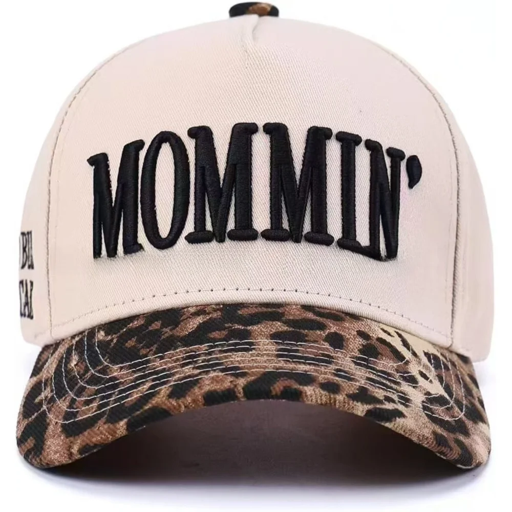 New Adjustable Baseball Hat Splicing Color Embroidered Cotton Baseball Hat Retro Design Trucker Cap Casual Wear