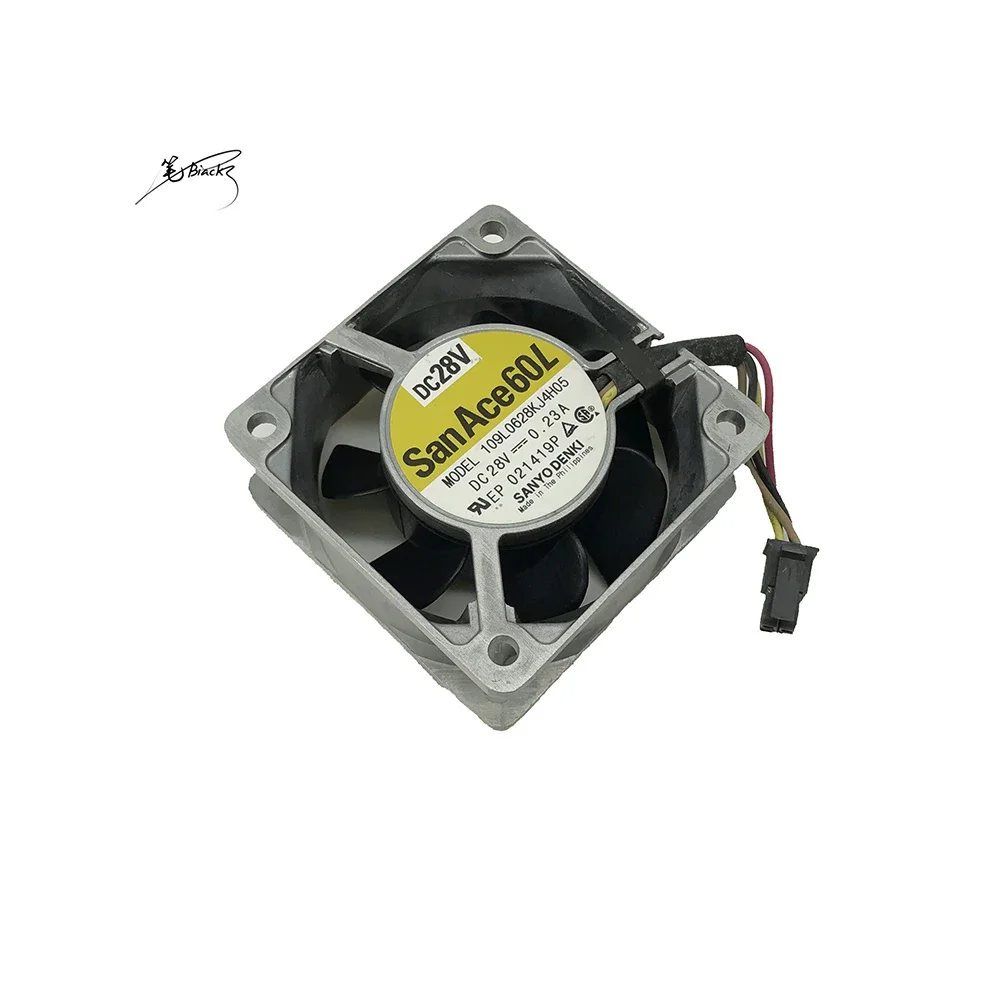 Sanyo-ventilador original do servidor de 4 fios, novo, 6cm, 109l0628kj4h05, 28V, 0.23a, 6025