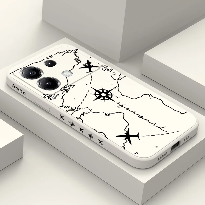 

Cute Little Airplane Phone Case For Xiaomi Poco F7 X7 X6 F6 M6 M5 M5S F5 X5 F4 X4 M4 F3 M3 X3 Pro 4G 5G GT Silicone Cover