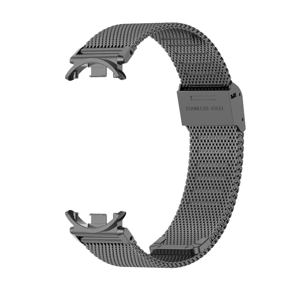 حزام لـ Mi Band 10 9 8 معصمه لـ Mi Band 9 Milanesse حزام الساعات لـ Mi Band 8 حزام معصم من الفولاذ المقاوم للصدأ لـ Mi Band 10