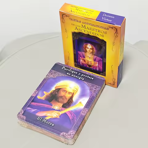 44 Pcs Oracle Cards Ascended Master Oracle Deck In Spanish Language 10.4*7.3cm