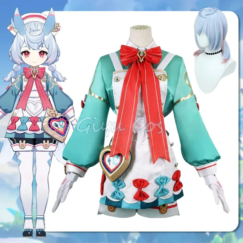 

Genshin Impact Sigewinne Косплей Костюм Для Взрослых Карнавальная Униформа Парик Аниме Костюмы Для Хэллоуина Маскарад Женская Игра