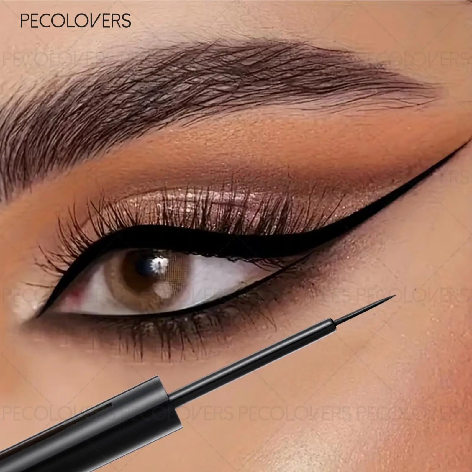 Matter Eyeliner-Flüssigstift, mehrfarbige Auswahl, wasserfest und schweißresistent, geeignet für eine Vielzahl von Make-up-Anwendungen.