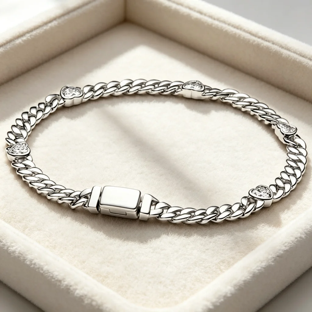 Luxuriöses Voll-Diamant-Zirkon-Armband S925 Sterling Silber Rosen-Armband Damenschmuck Geeignet für Besondere Geschenke für Mädchen – Detail 6