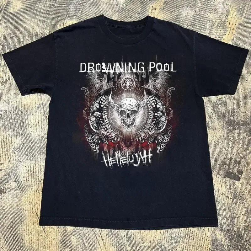Rare Drowning Pool Australia Tour Band For Fan S to 5XL T shirt GC1747