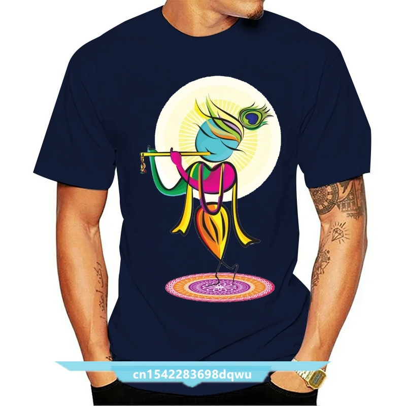 

Yogaer T Shirt Baby Krishna Mediation Om Gymer Traininger Unisex T-shirt Print Tees Short Sleeve O-Neck Base Shirt