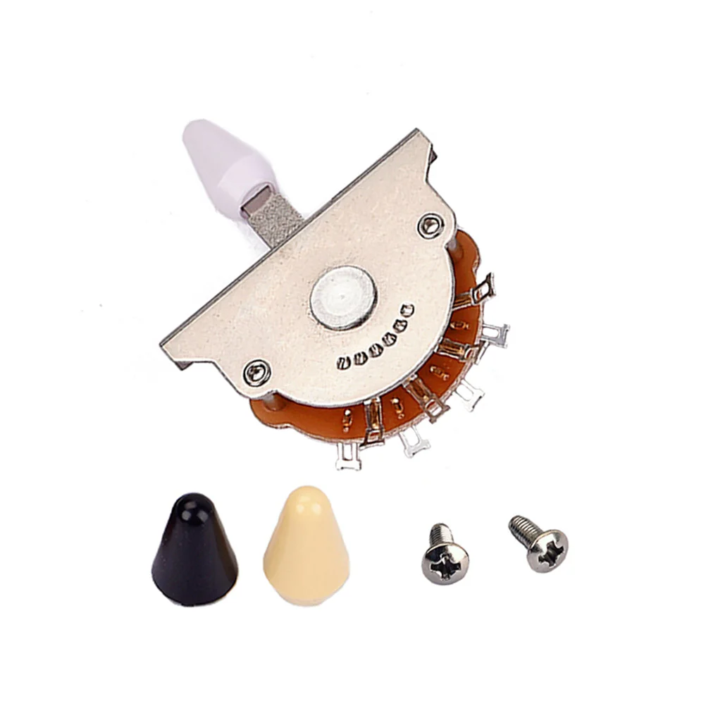 

5-Way Pickup Selector Lever with Screws and Knob Guitar Accessory for Electric Guitar