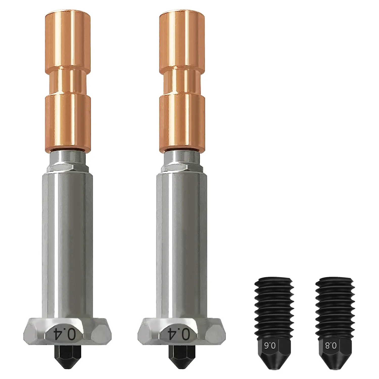 

Модернизированные съемные сопла Hotend из закаленной стали толщиной 0,4 мм для быстрого замены Kobra 3 Max Combo