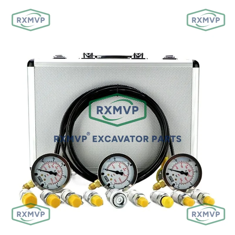 For Pressure Test Gauge Excavator Maintenance Inspection Caterpillar Komatsu Hitachi Kato Kobelco RXMVP