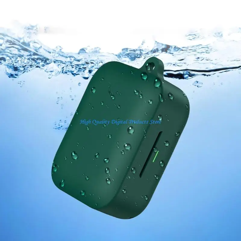 

U2JE Premium Silicone Cover For Buds Air7 Earphones Case Carabiner AntiScratch Design