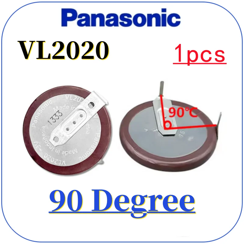 Original Panasonic VL2020 2020 rechargeable battery battery With Legs 90 degrees 105 degrees 180 degrees for BMW car key