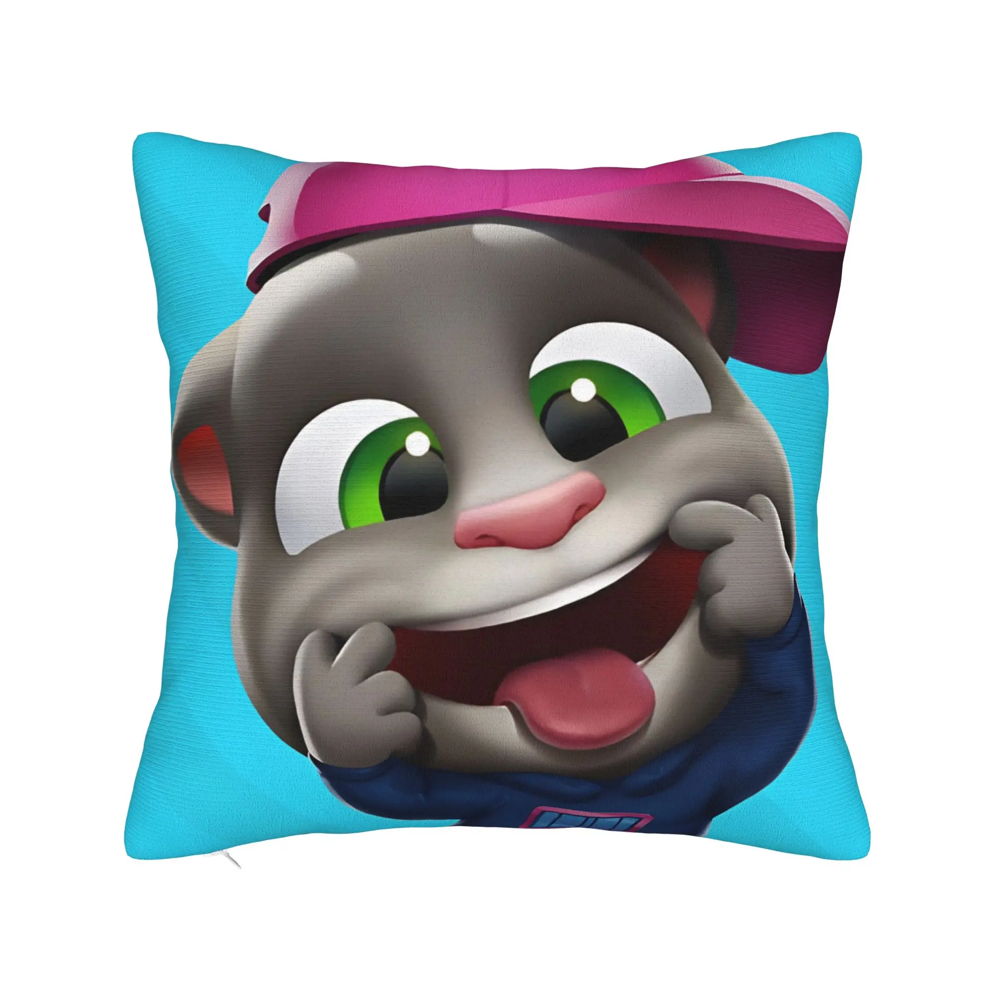 Decorative Pillow Cover T-Talking T-Tom And F-Friends Stuff Home  Throw Pillow Case Cover Square Multi-Size