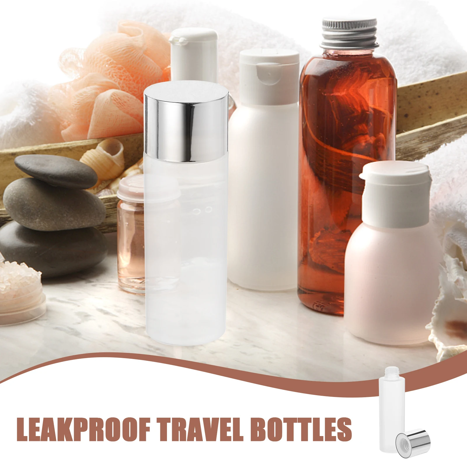 

3 Pcs Toner Bottle Lotion Empty Perfume Travel Bottles Refillable The Pet Sample