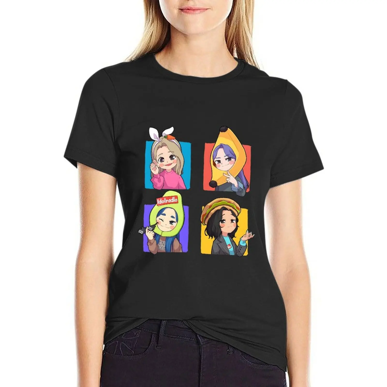 

Mamamoo funny T-Shirt funnys sweat korean fashion quick drying luxury designer clothing Women