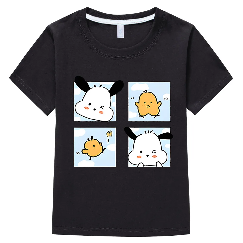 Laurel dog New Summer Children T-shirt Kawaii T Shirt Anime Cartoons Casual Vintage Clothes Kid Girl Boy Top Tees Short Sleeve