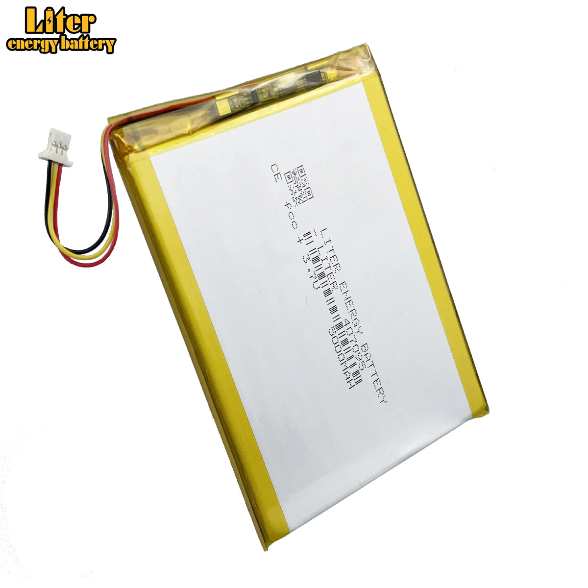 3-wires connector 3.7V 5000MAH 407095 Li Polymer Li-ion Lithium Battery For Tablet PC PDA PSP IPAQ DVD MID DIY E-book Power bank