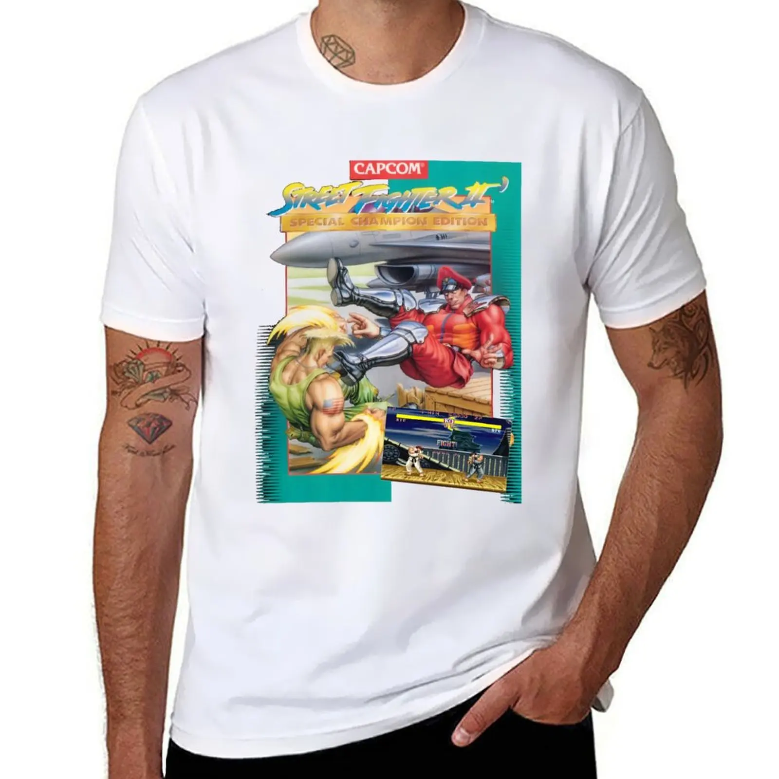

Active Passionate Game Collector Music Fan Street Fighter Ii - Special Championship Edition Artwork Cute Fan T-Shirt