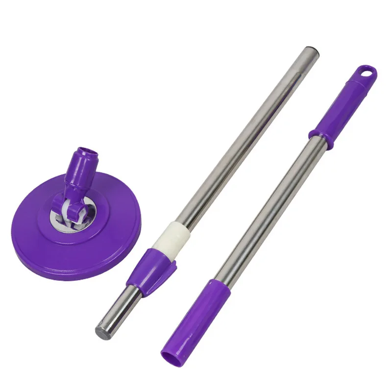 Spin Mop Pole Handle Replacement For Floor 360 Degrees Rotating Floor Mop Pole No Foot Pedal Version Handle Cleaning Tool Kit