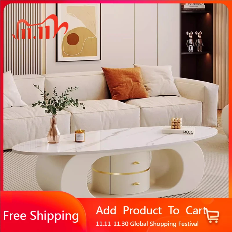 

Moving Standing Coffee Table Decoration Luxury Bedroom Modern Storage Side Table Designer Mesa Auxiliar Living Room Furniture