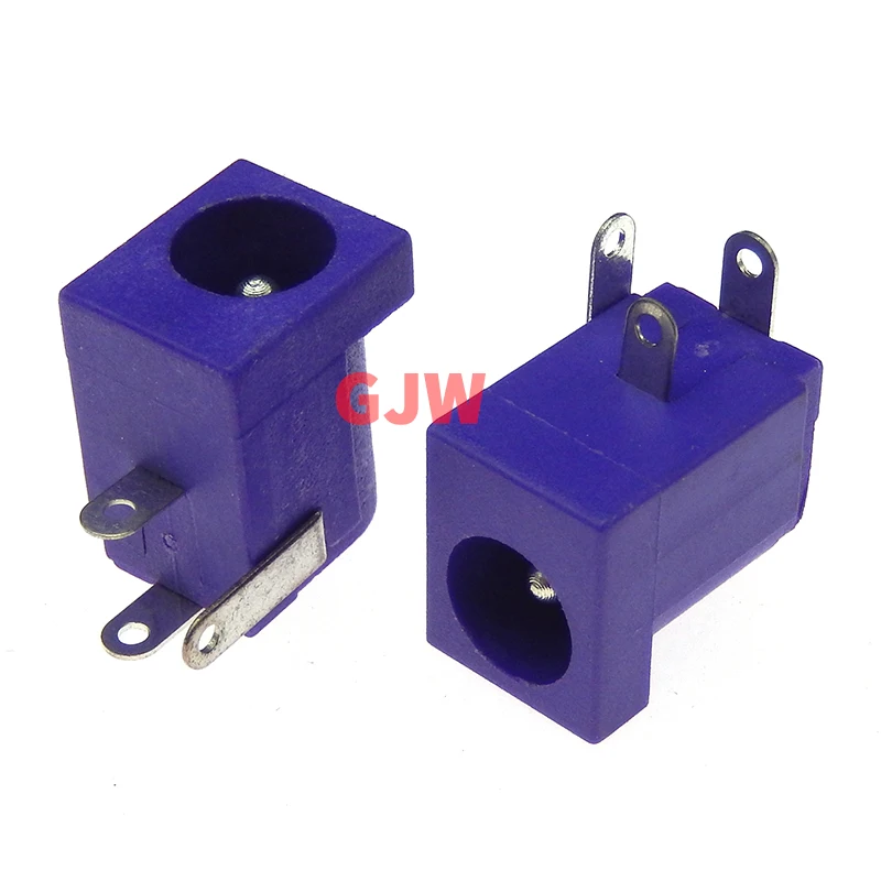 10PCS DC005 DC-005 Male plug/ Socket Female DC Power Jack Socket Connector 5.5*2.1mm 2.1 socket Round the needle 5.5x2.1 For PCB