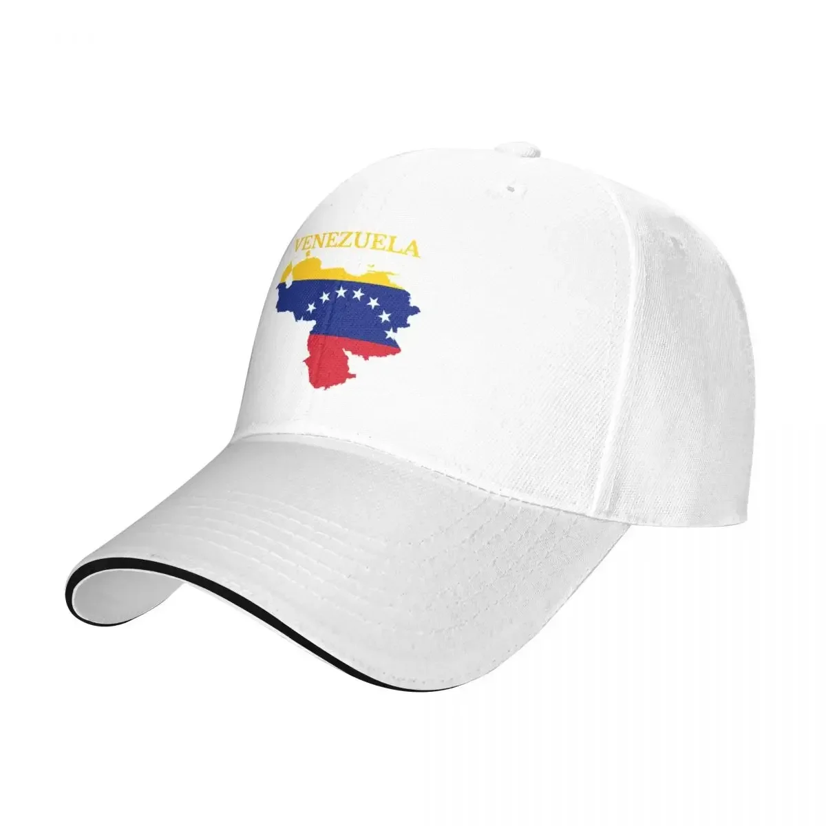 Venezuela Map Flag Baseball Cap Hip Hop Venezuelan Sandwich Hat Unisex Adjustable Headwear Workouts