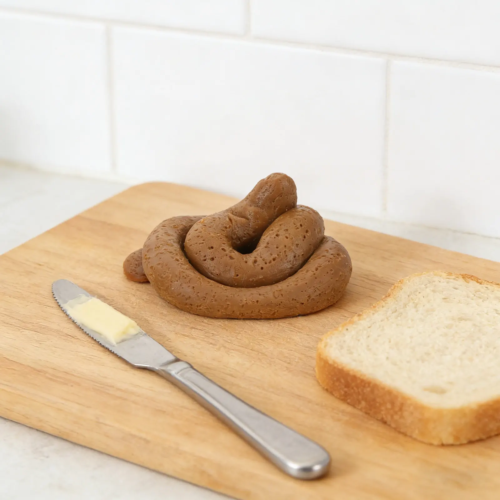 

Набор для розыгрышей: реалистичный мягкий коричневый фальшивый какашка-муляж (1 шт.) для ванной, офиса, газона, розыгрышей на 1 апреля, многоразовый, в джутовой сумке