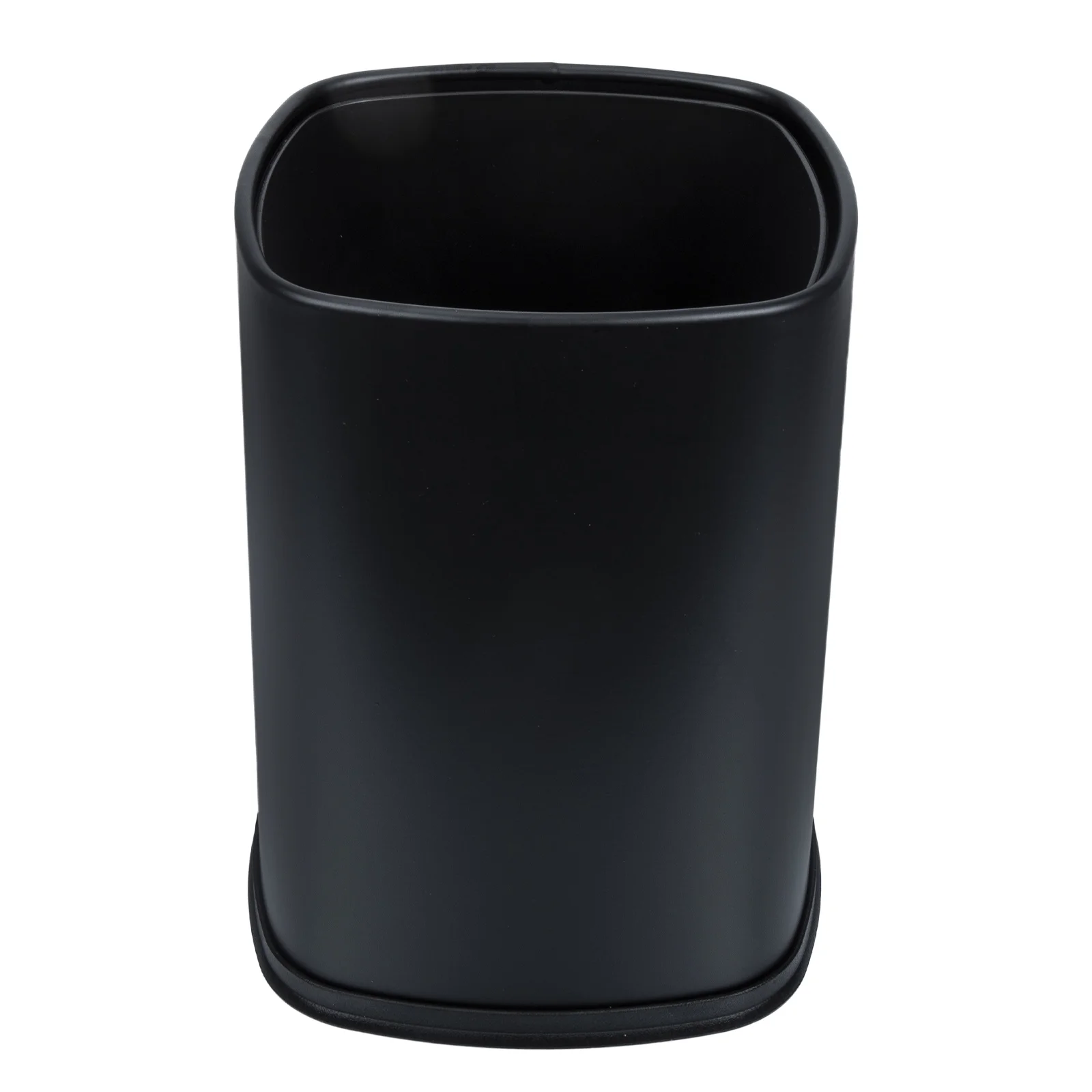 

Stainless Steel Trash Can Waste Bin for Office Garbage Cans Container Square Lidless Household Metal Wastebasket Thickened Base